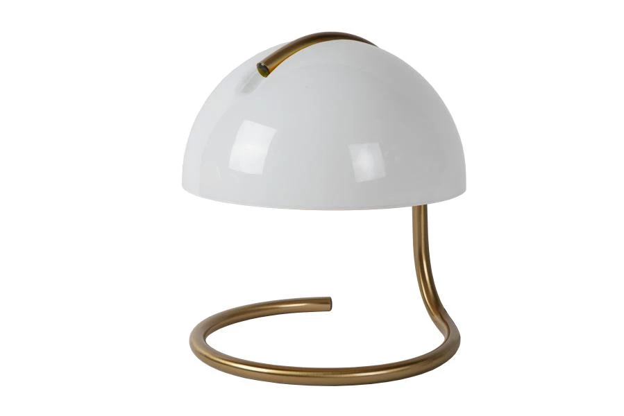 Lucide CATO - Table lamp - Ø 23,5 cm - 1xE27 - White - turned off